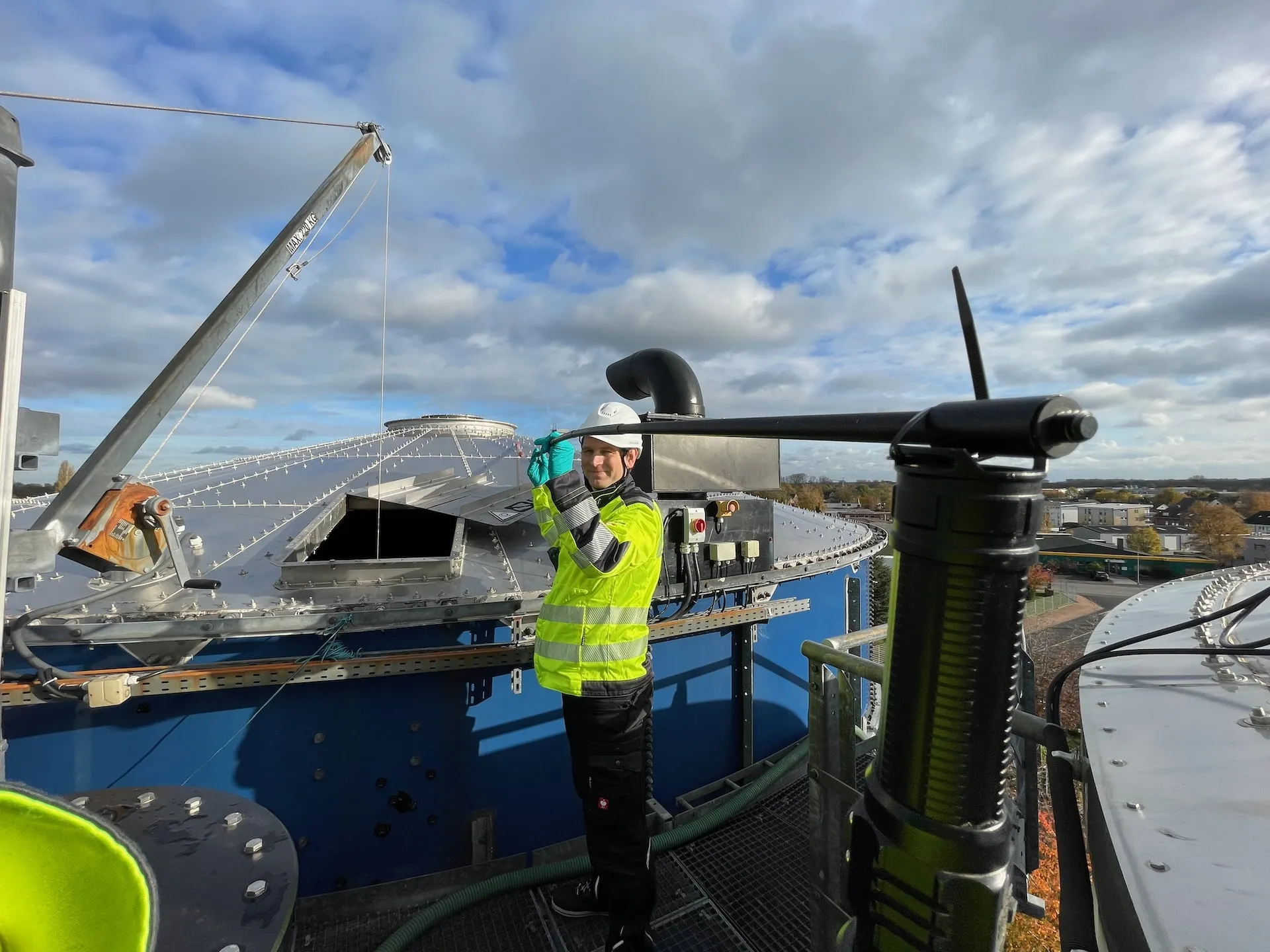 Kopterflug Inspektionsteam